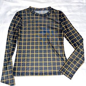 SHEIN Mesh High-neck Top